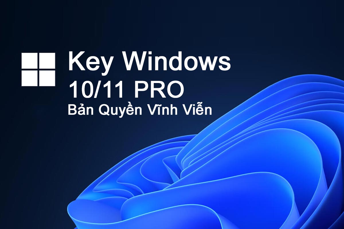 Key Windows 10 Pro & 11 Pro bản quyền