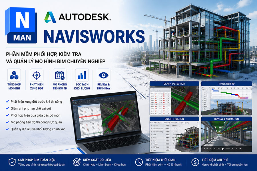 Nâng cấp tài khoản Autodesk Navisworks bản quyền