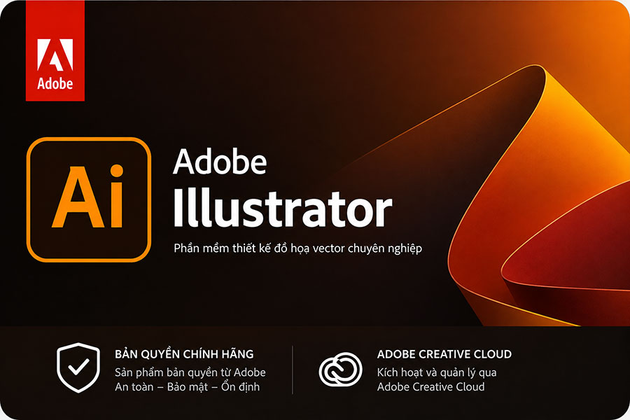 Tài khoản Adobe Illustrator bản quyền chính hãng
