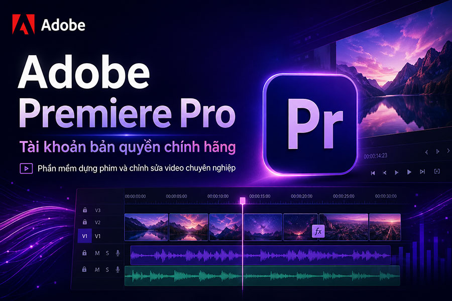 Tài Khoản Adobe Premiere Pro Bản Quyền Chính Hãng
