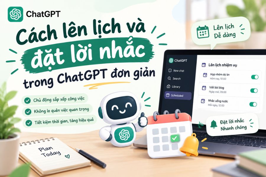 Cách lên lịch và đặt lời nhắc trong ChatGPT đơn giản
