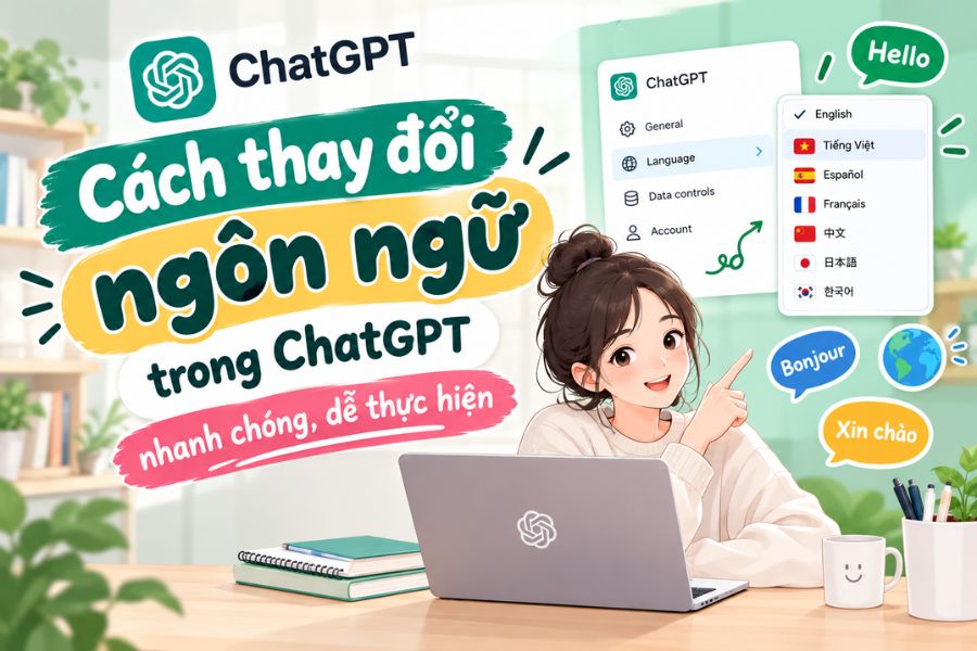 Cách thay đổi ngôn ngữ trong ChatGPT nhanh chóng, dễ thực hiện