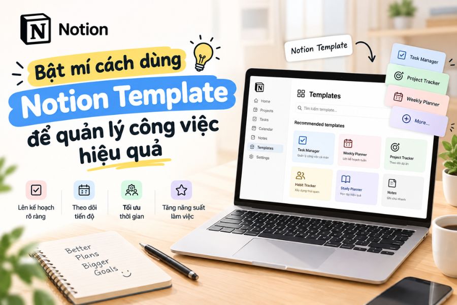 Bật mí cách dùng Notion Template để quản lý công việc hiệu quả