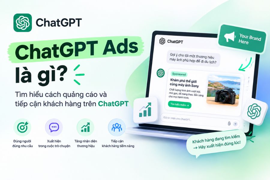 ChatGPT Ads là gì? Tìm hiểu cách quảng cáo và tiếp cận khách hàng trên ChatGPT
