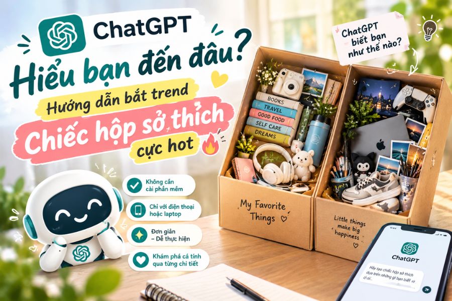 ChatGPT hiểu bạn đến đâu? Hướng dẫn bắt trend chiếc hộp sở thích cực hot