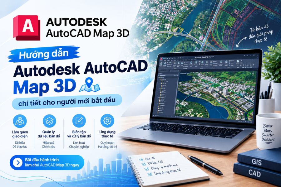 Hướng dẫn Autodesk AutoCAD Map 3D chi tiết cho người mới bắt đầu