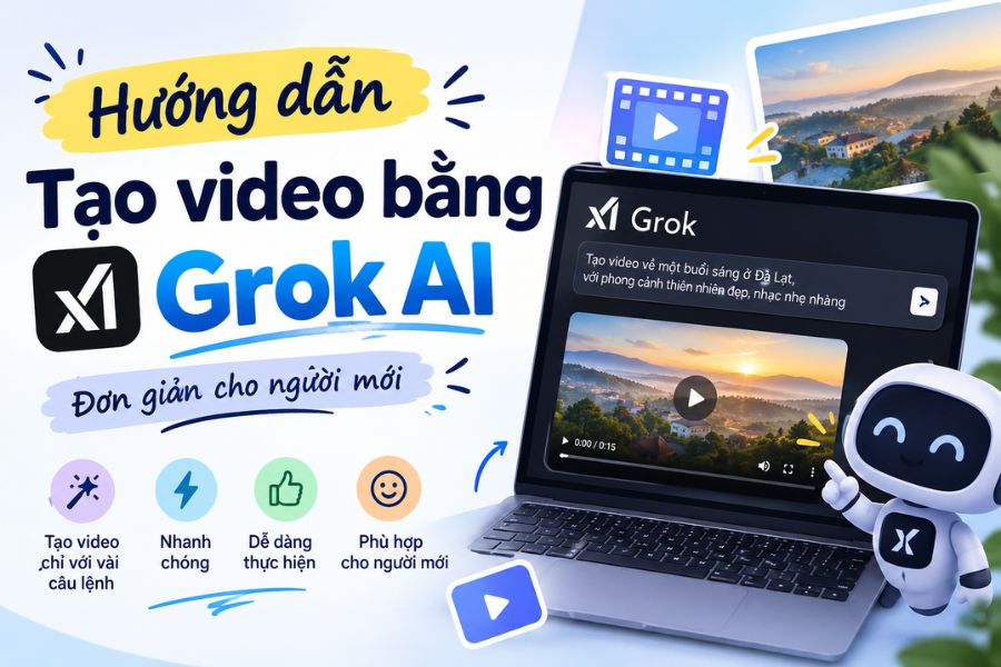 Hướng dẫn tạo video bằng Grok AI đơn giản cho người mới