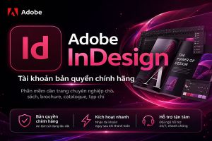 Tài Khoản Adobe InDesign Bản Quyền Chính Hãng